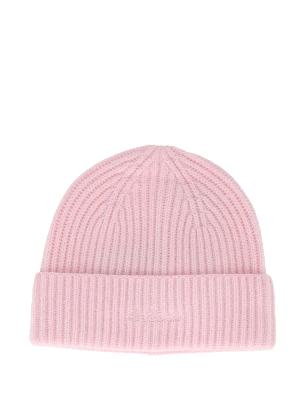 Moss Ribbed-Knit Beanie Hat by MC2 Saint Barth