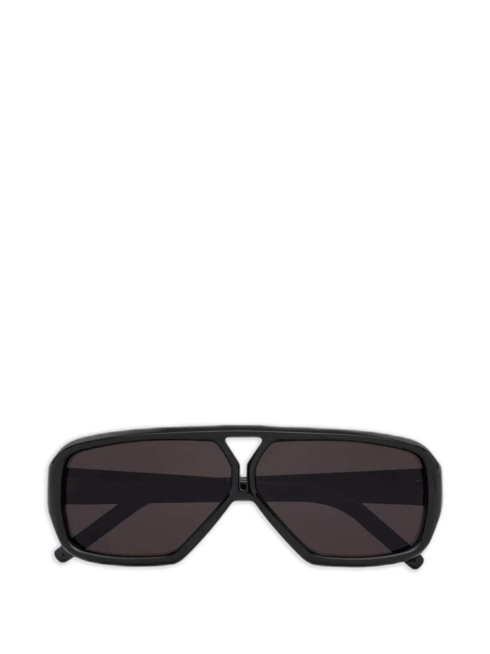Logo-Temple Pilot-Frame Sunglasses by Saint Laurent Eyewear