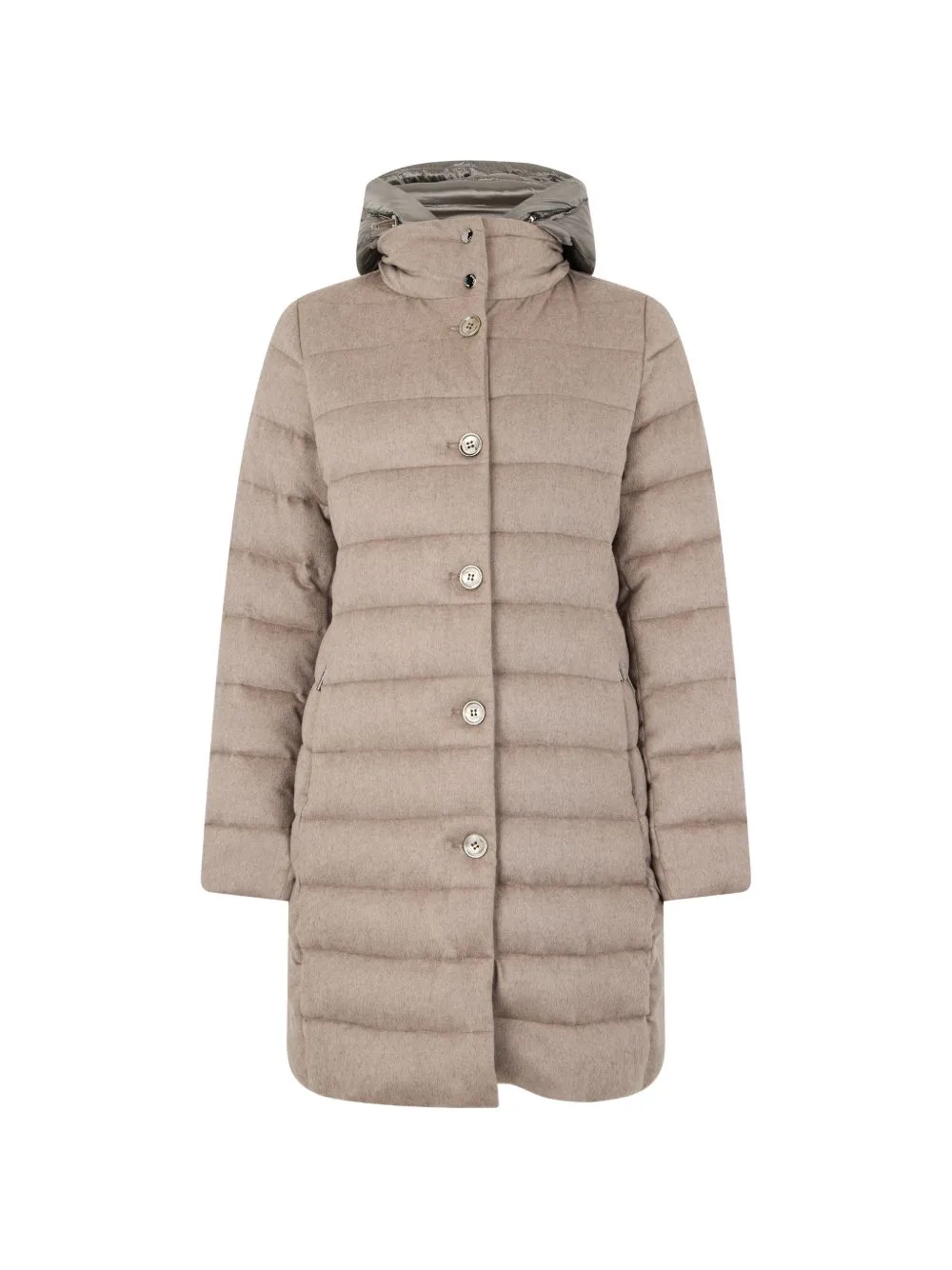 Ional-S9 Quilted-Hooded Coat by Moorer