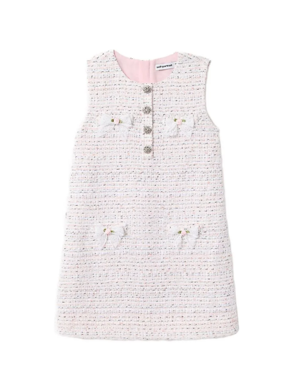Lace-Bow Dress by Self-Portrait Kids