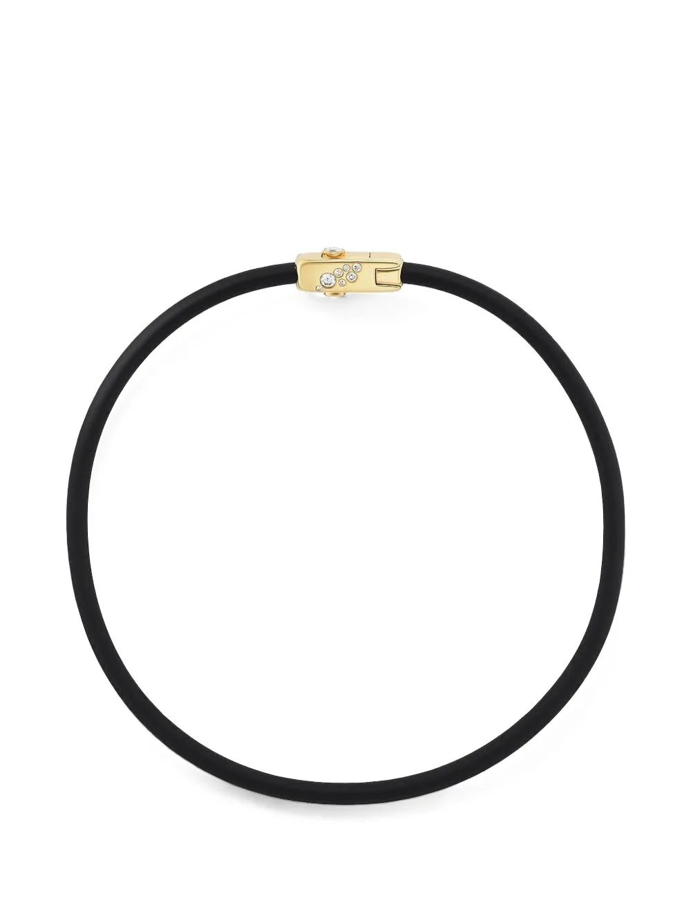 Carbon Torque Diamond Necklace by Uniform Object
