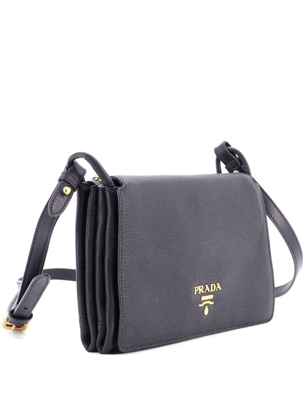 Flap Vitello Daino Medium Crossbody Bag