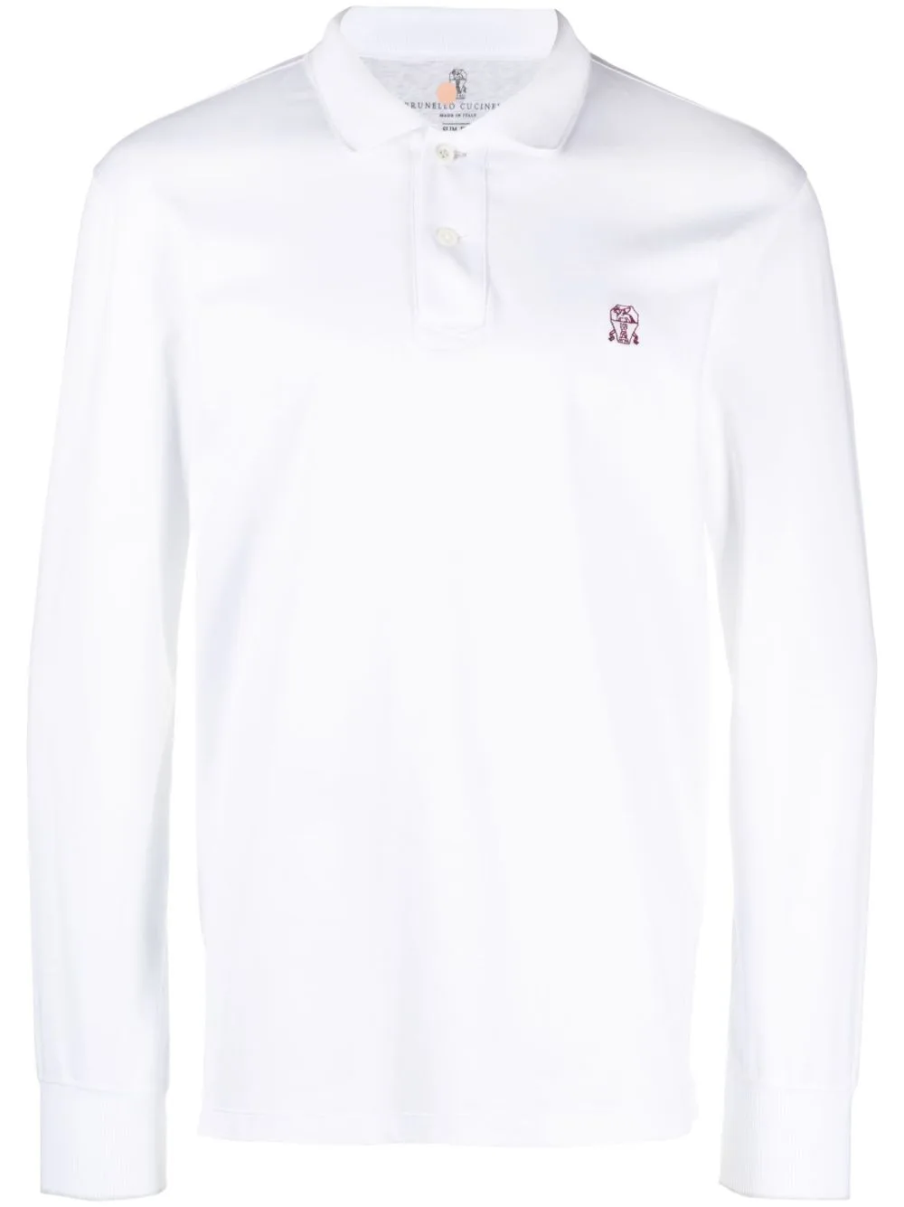 Logo-Embroidered Cotton Polo Shirt by Brunello Cucinelli