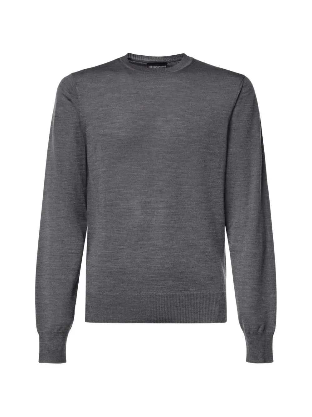 Logo-Embroidered Fine-Knit Sweater by Emporio Armani