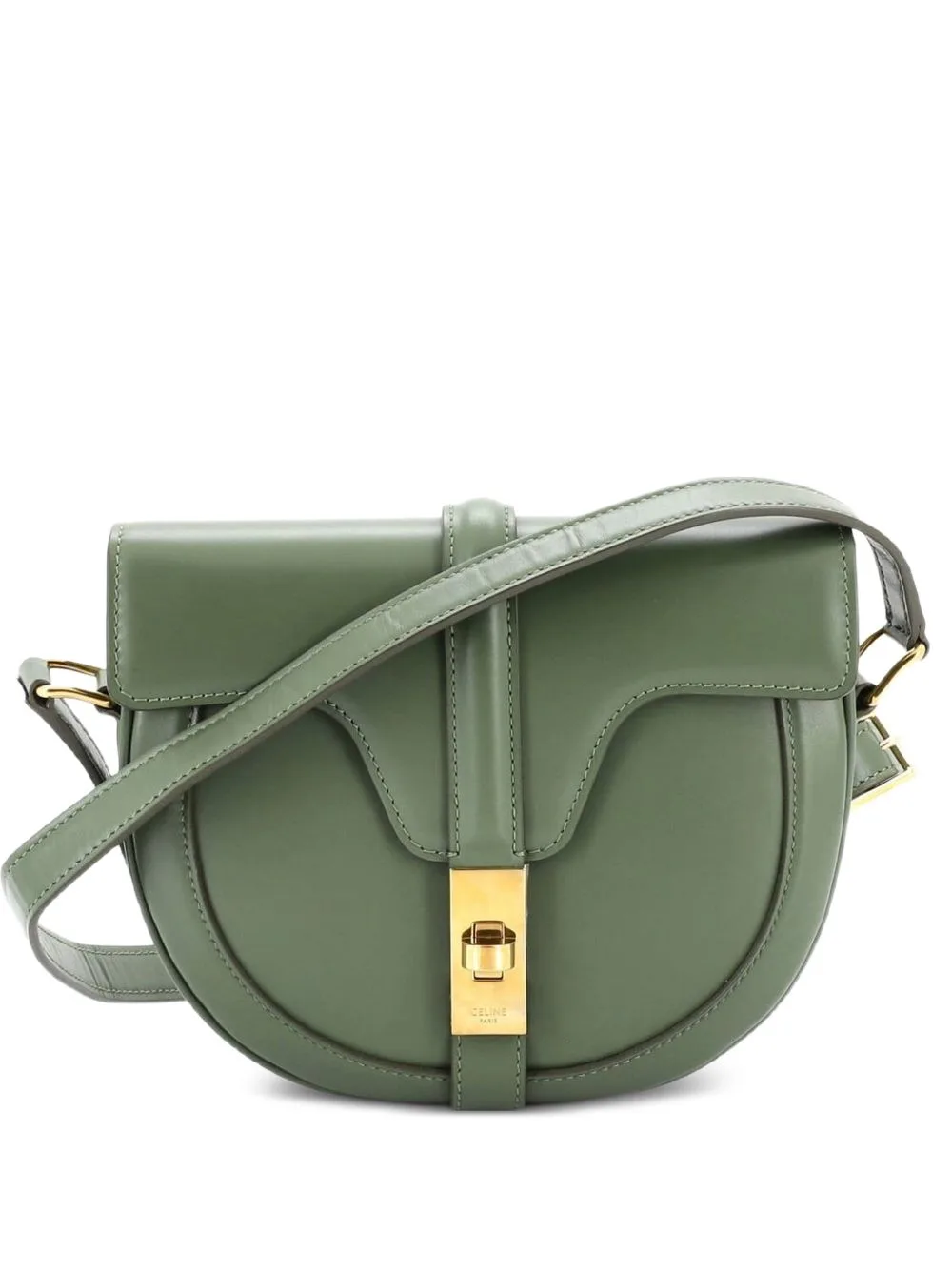 Besace 16 Bag Smooth Calfskin Small Crossbody Bag by Celine Pre-Owned