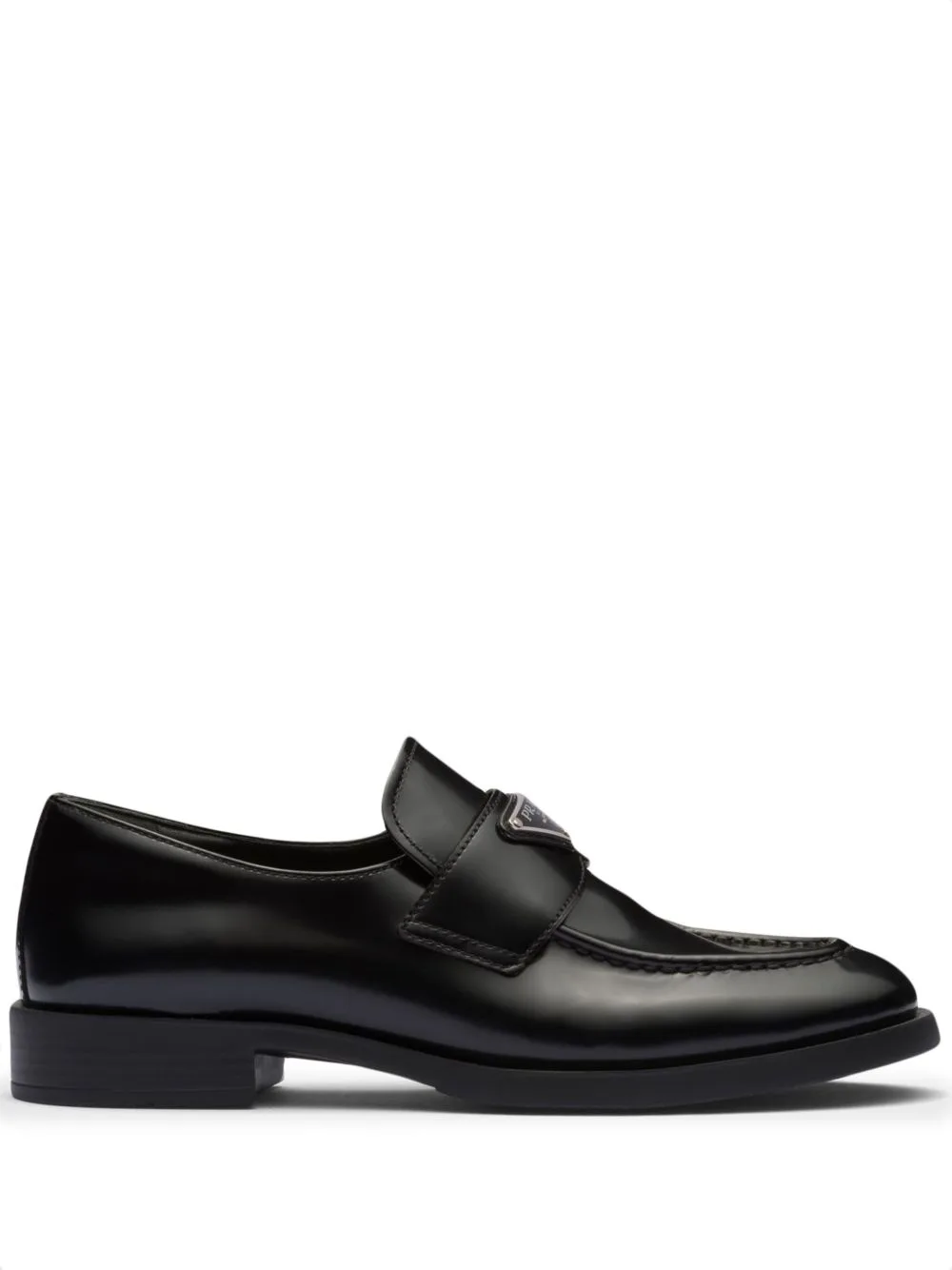 Brushed Leather Loafers