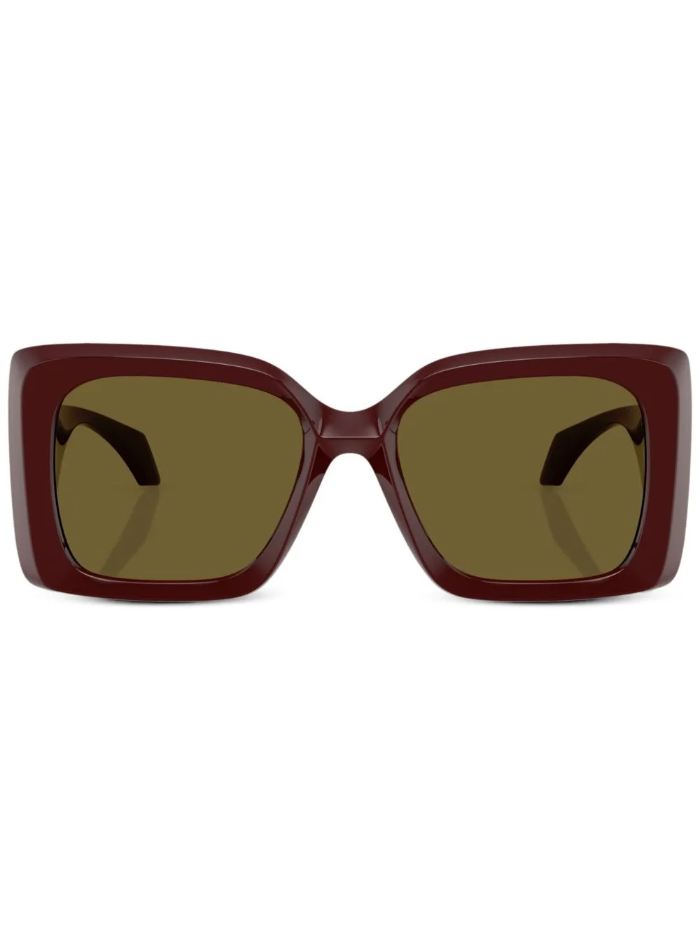 Medusa-Plaque Oversized-Frame Sunglasses