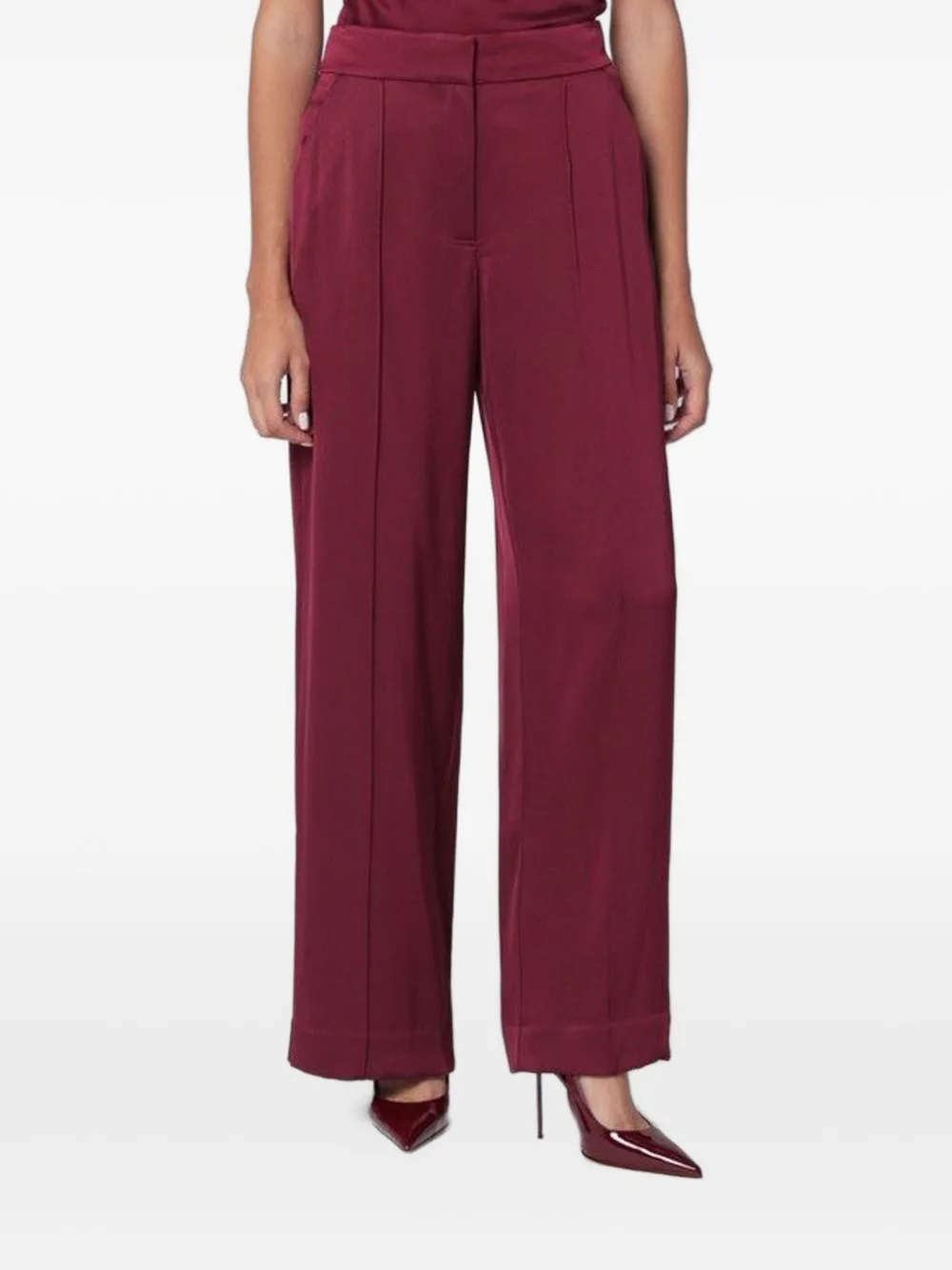 Kyra Satin Trousers by SIMKHAI