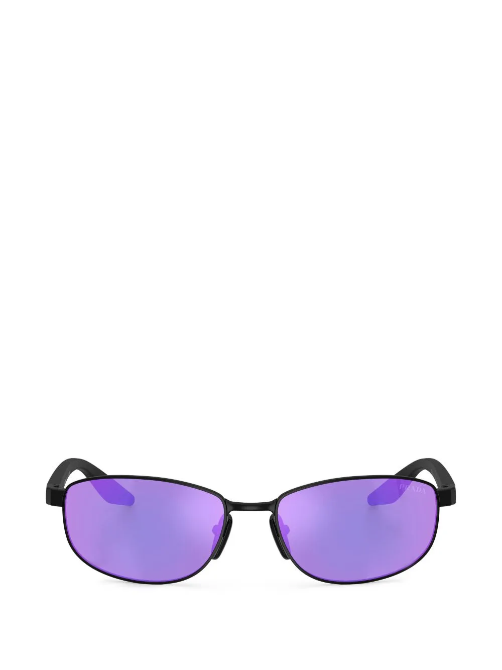 Geometric-Frame Sunglasses by Prada Linea Rossa