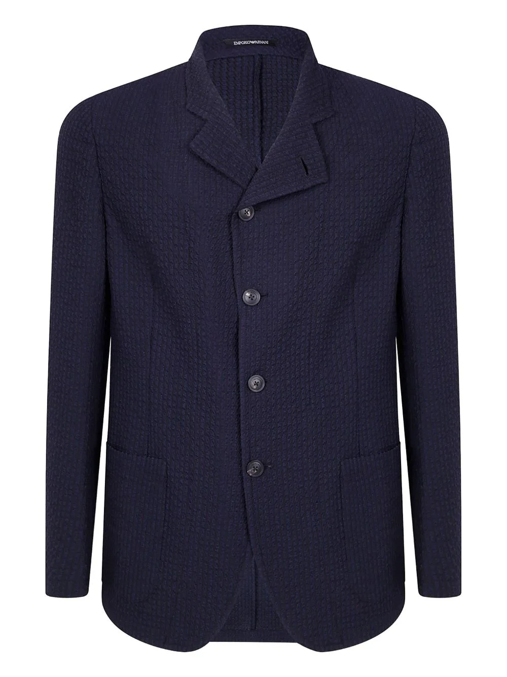 Textured Wool Jacket by Emporio Armani
