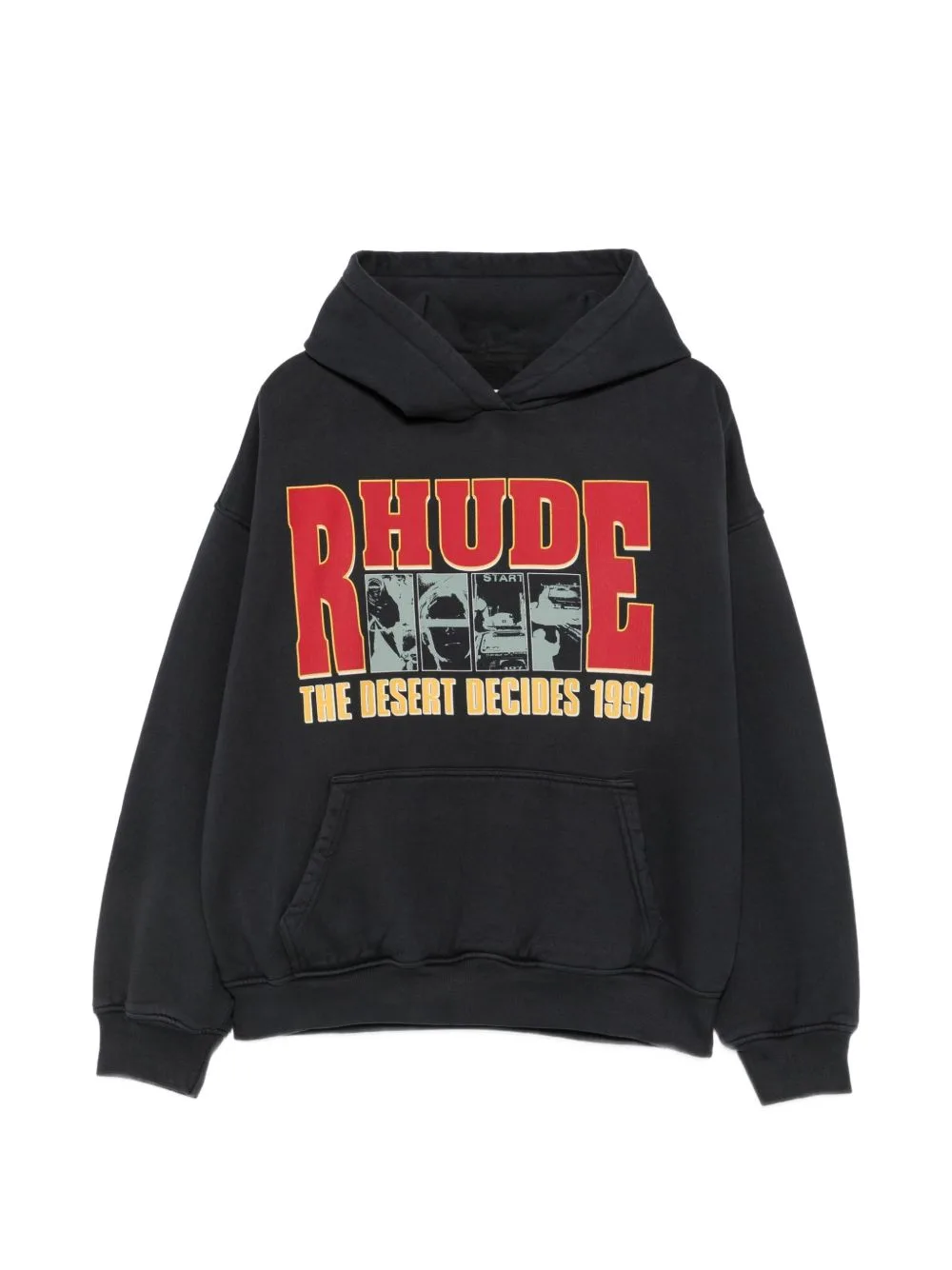 Graphic-Print Drawstring Hoodie by RHUDE