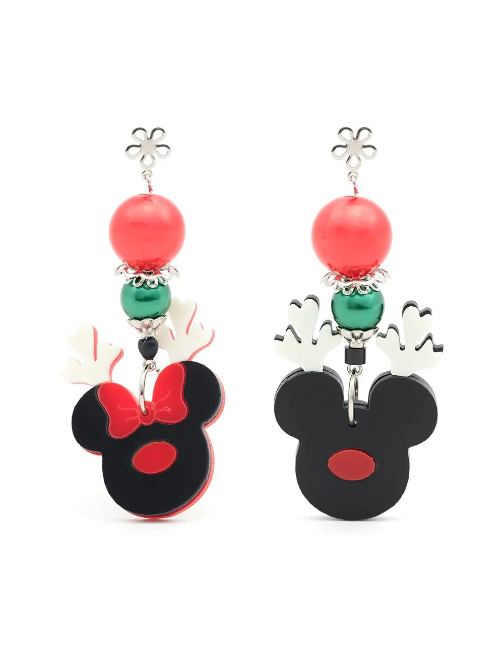 Reindeer-Motif Drop Earrings by Amir Slama