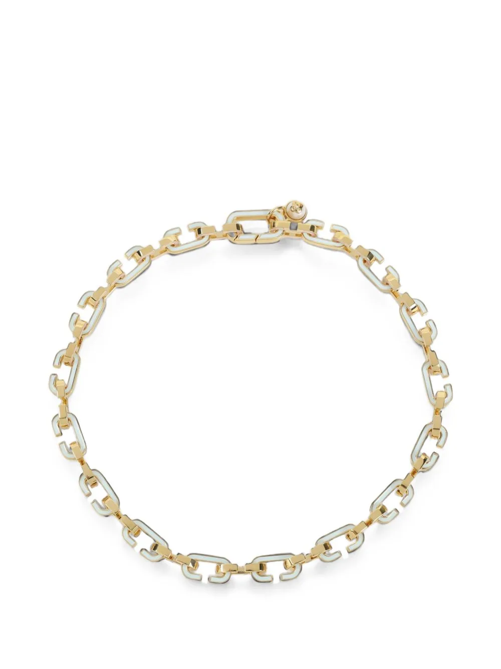 Enamel-Detail Chain-Link Necklace by Casablanca
