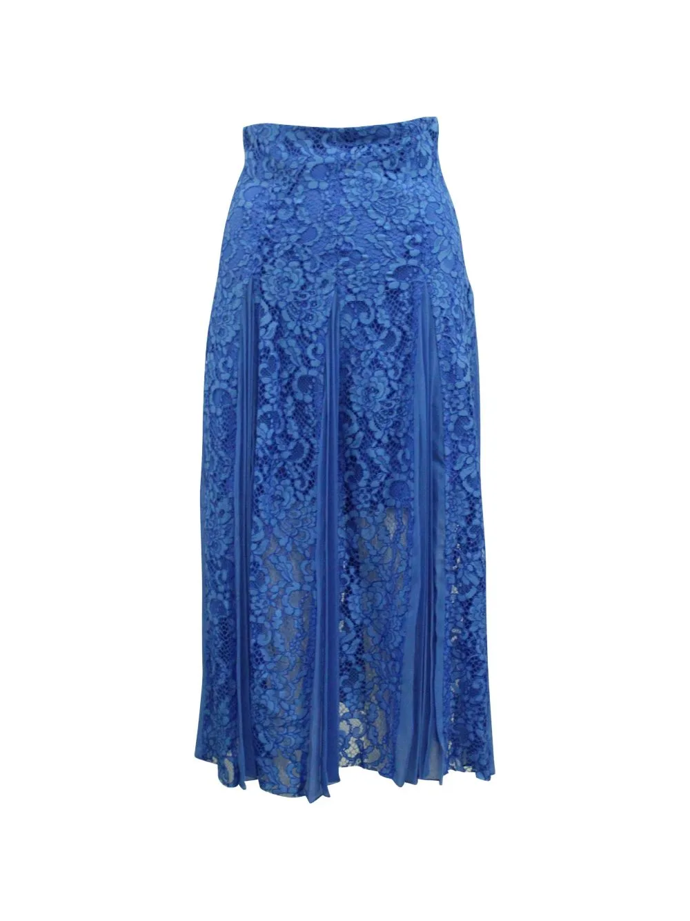 Polina Pleated Lace Midi Skirt by SANDRO