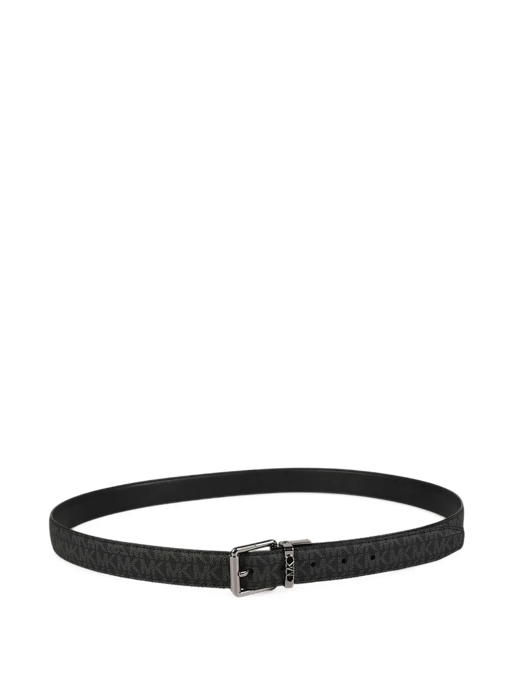 Monogram-Print Buckle-Fastening Belt by Michael Kors