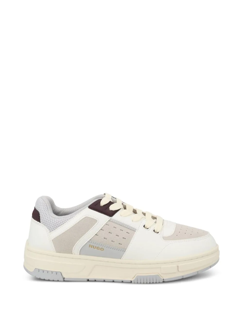 Trainers with Mesh and Faux Leather by HUGO