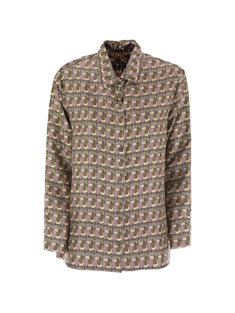 Times Printed Reversible Shirt by 'S Max Mara