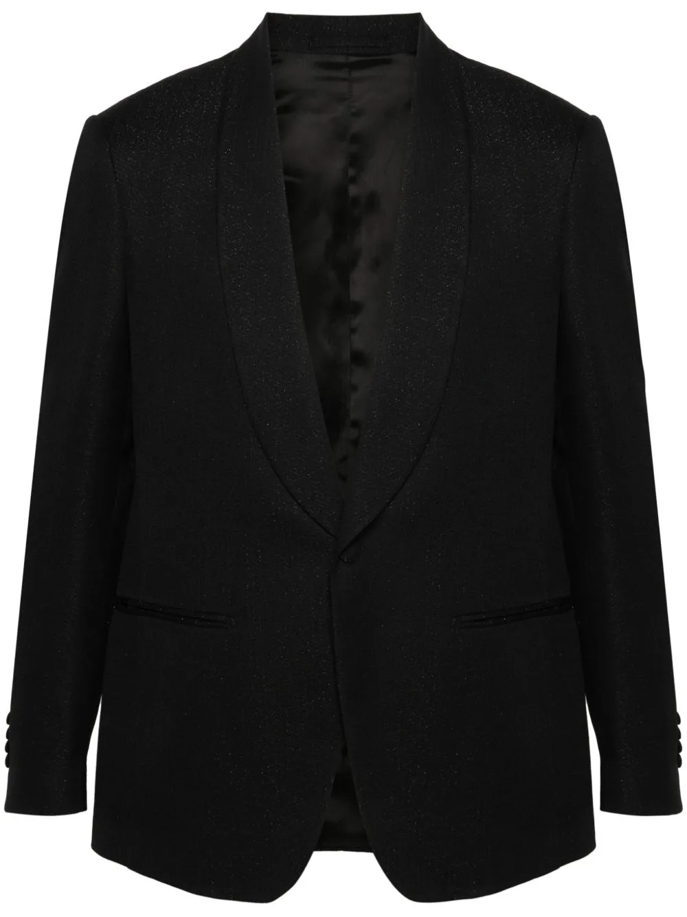 Metallic-Threading Blazer