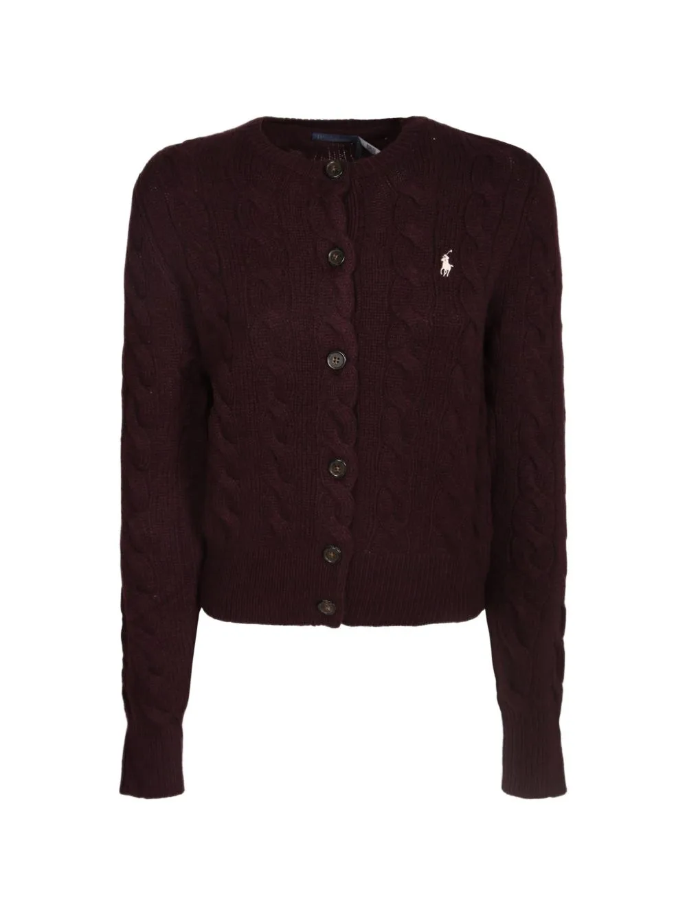 Cable-Knit Wool-Cashmere Cardigan by Polo Ralph Lauren