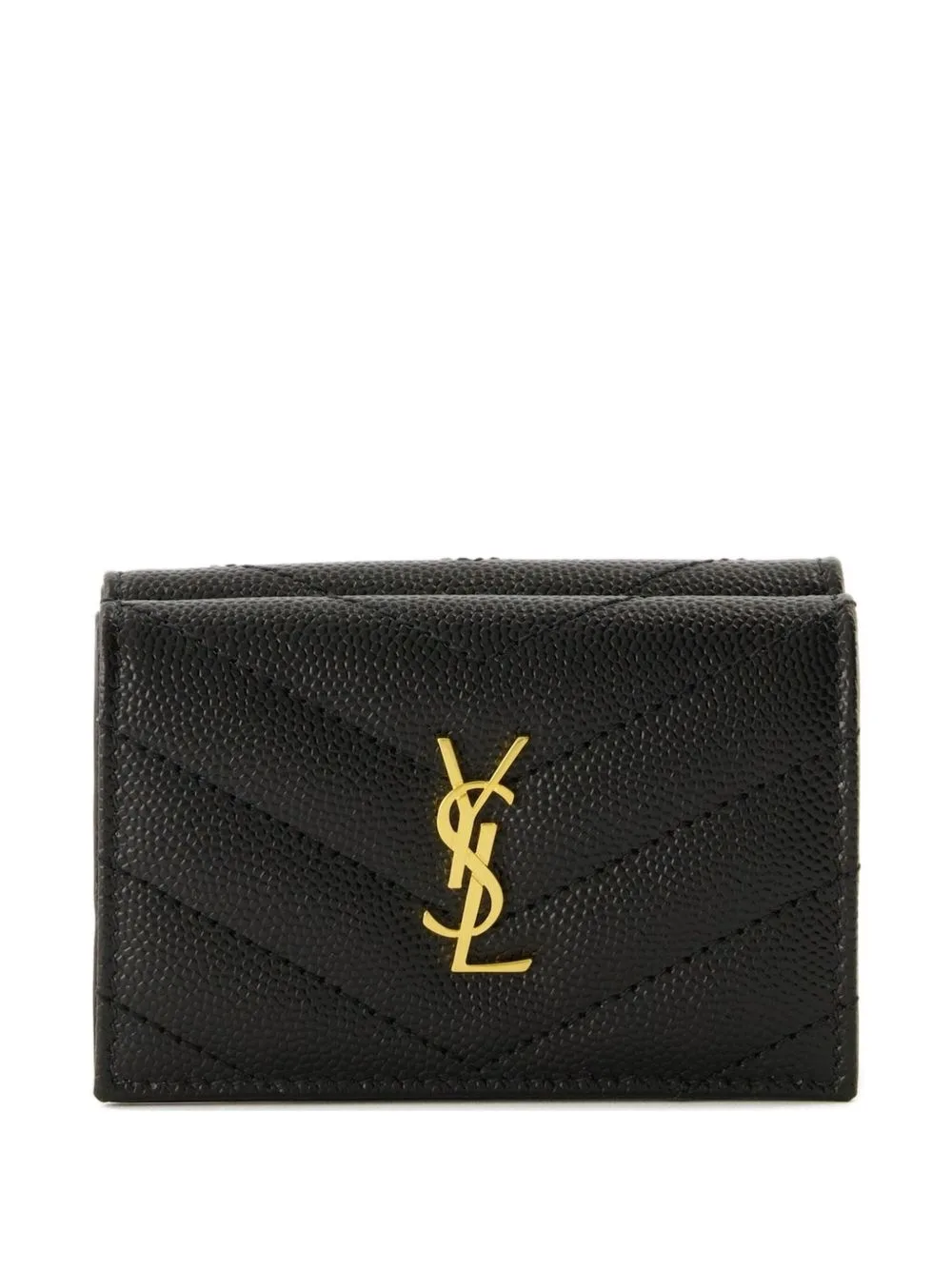 Cassandre Matelassé Origami Tiny Wallet Grain De Poudre Embossed Leather