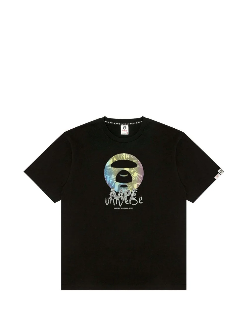Aapeunvs Moonface Graphic-Print T-Shirt by AAPE BY *A BATHING APE®