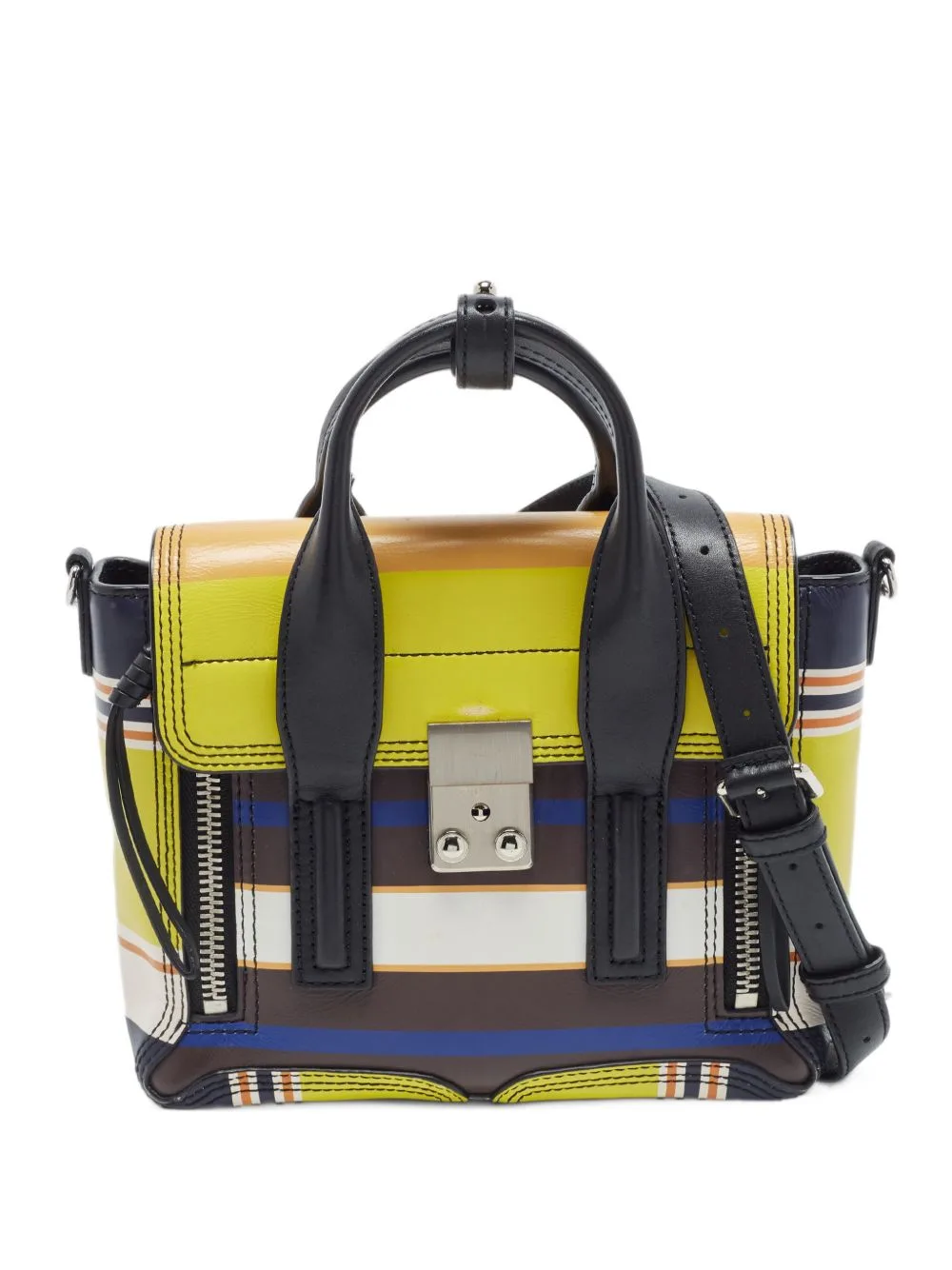 Pashli Stripe Leather Tote Bag by 3.1 Phillip Lim