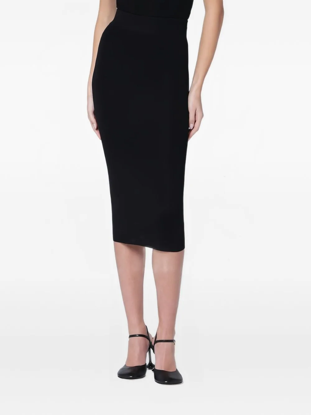 Ribbed-Knit Pencil Skirt by ENTIRE STUDIOS