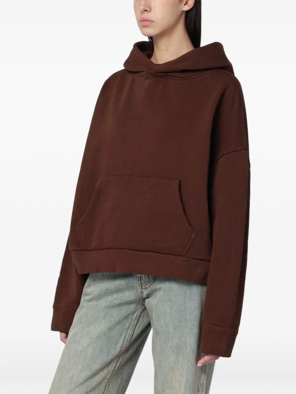 Dropped-Shoulder Pouch-Pocket Hoodie by ENTIRE STUDIOS