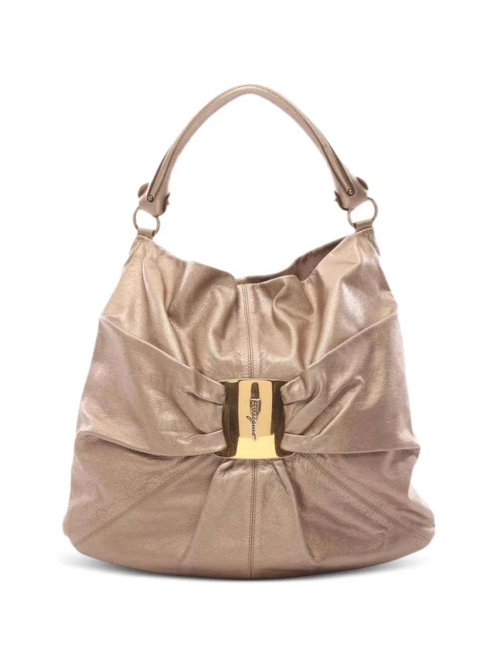2000s Vara Ribbon Shoulder Bag by Ferragamo Pre-Owned