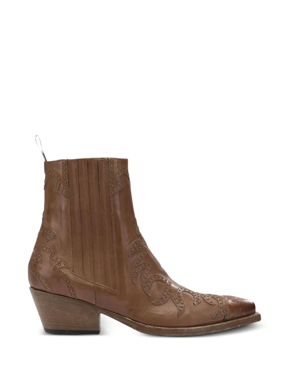 Studded Leather Boots by Sartore