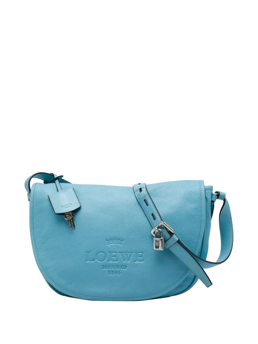 2012 Medium Leather Heritage Crossbody Bag by Loewe Pre-Owned