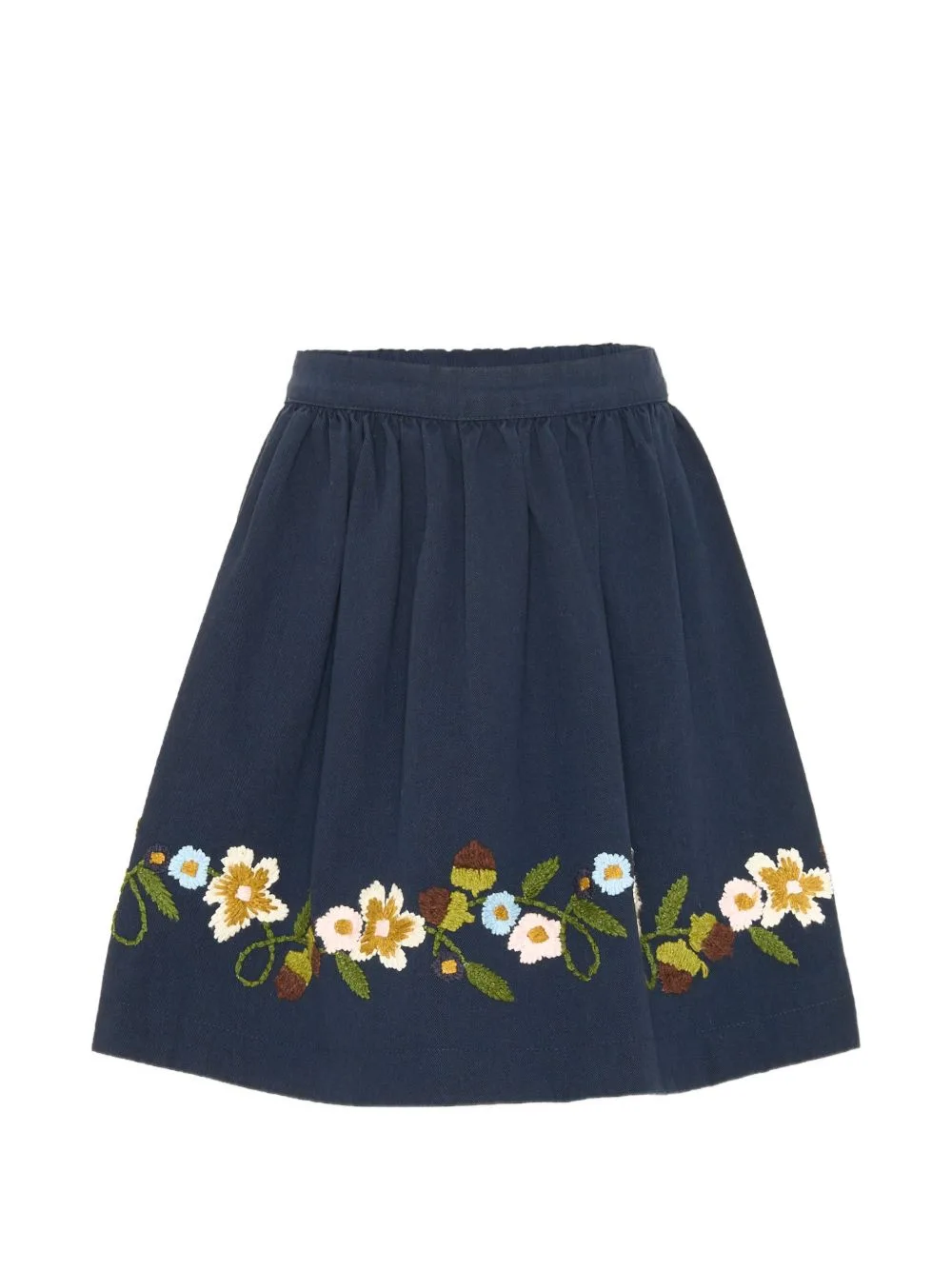 Bonnie Floral-Embroidered Skirt by Molo