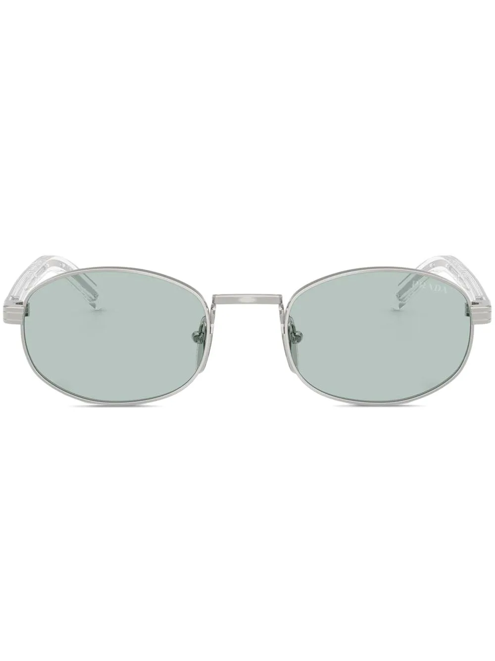 Oval-Frame Sunglasses by Prada Eyewear