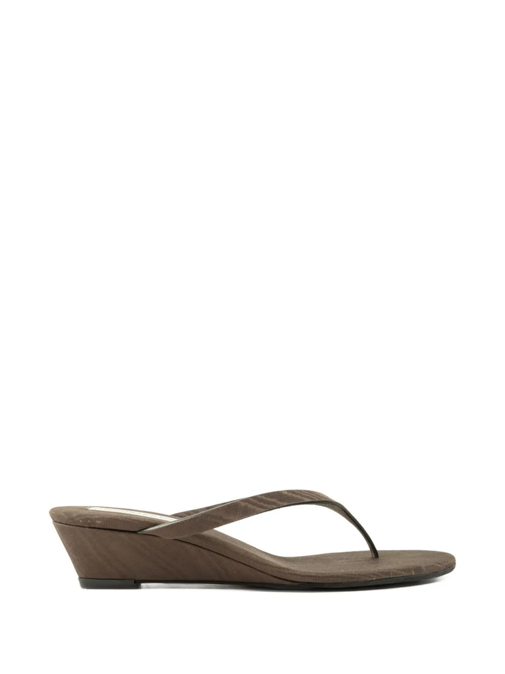 Scala Thong-Strap Wedge Sandals by Christopher Esber
