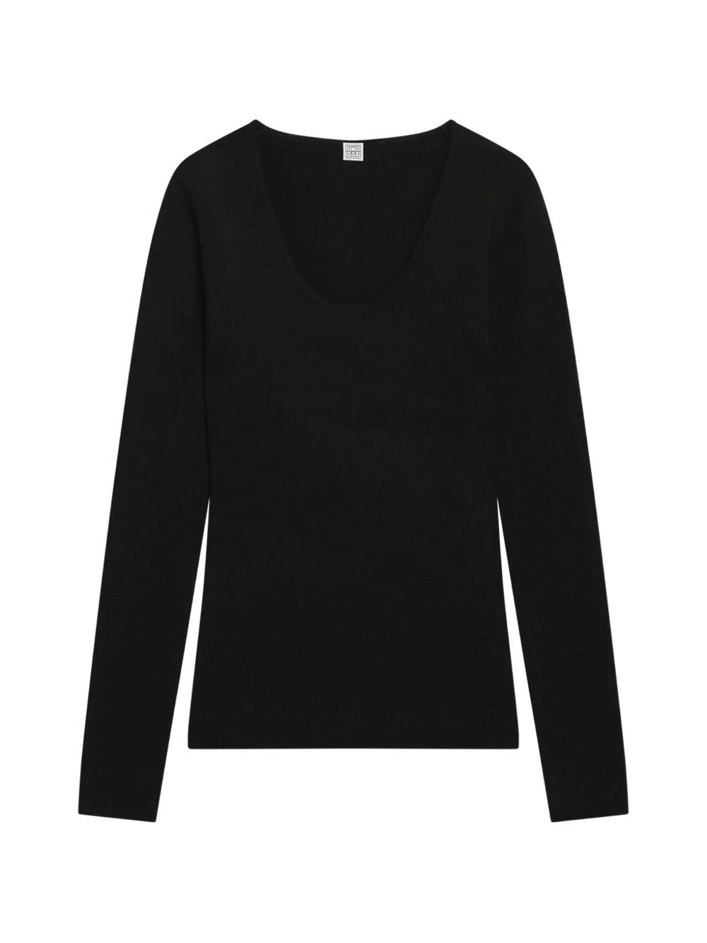 Fine-Knit Scoop-Neck Top by TOTEME