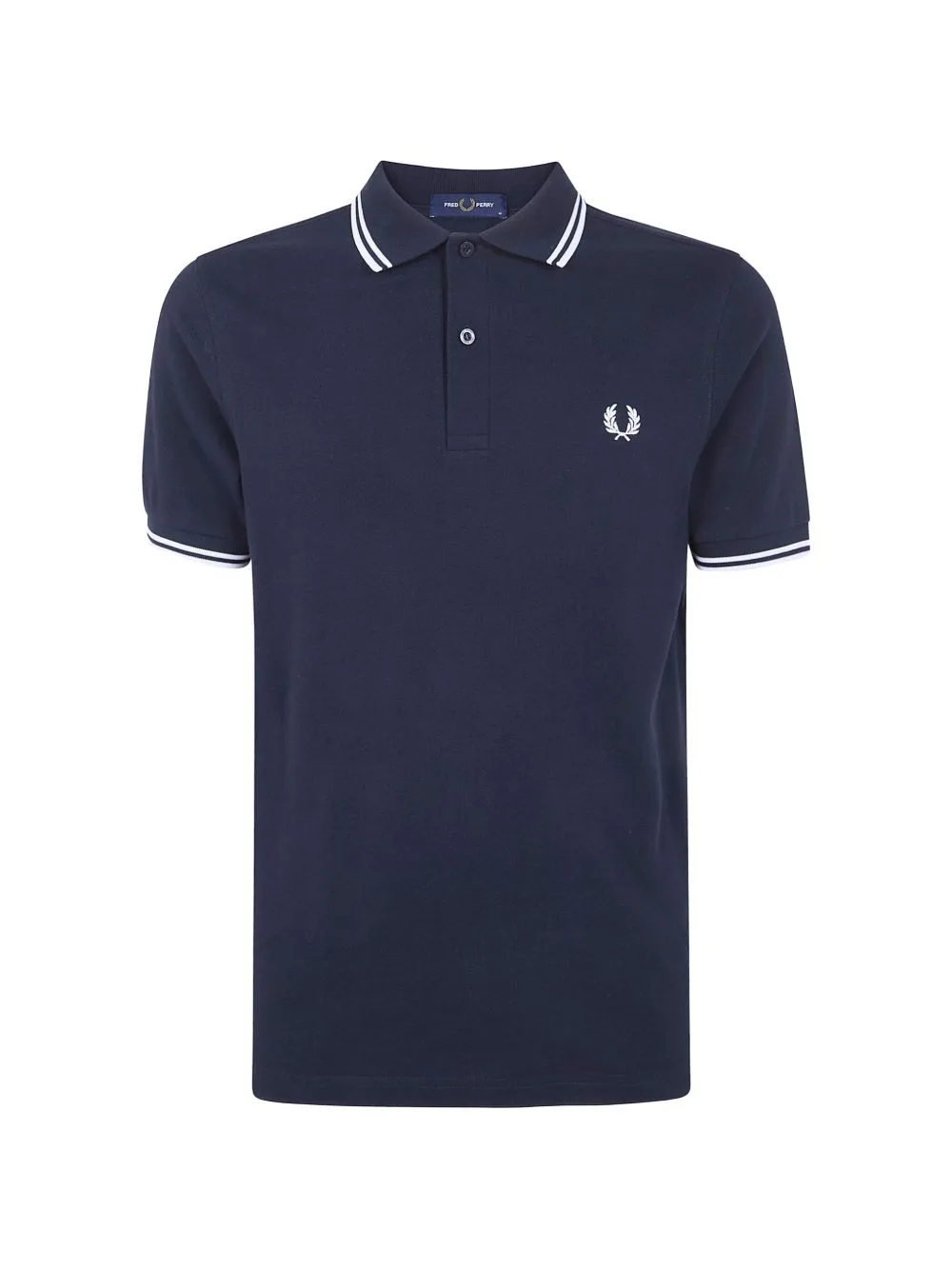 Twin Tipped Cotton Polo Shirt by Fred Perry