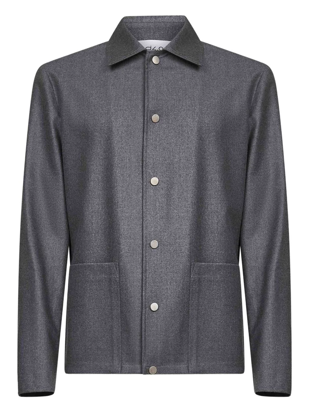 Snap-Button Patch-Pocket Jacket by D4.0