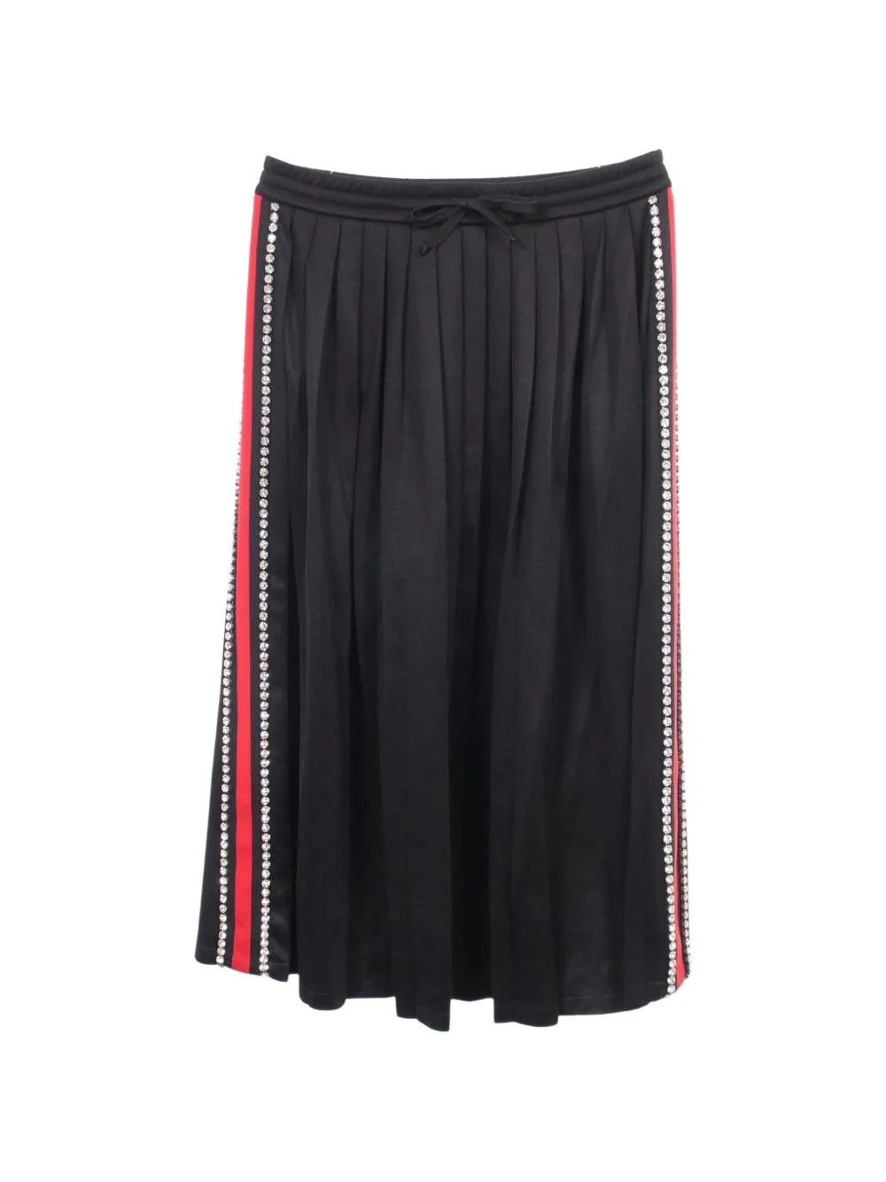 2010s Bijou Pleated Skirt by Gucci Pre-Owned