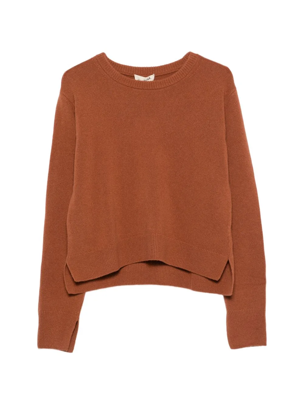 Crew-Neck Ribbed-Trim Sweater by Sanderlak