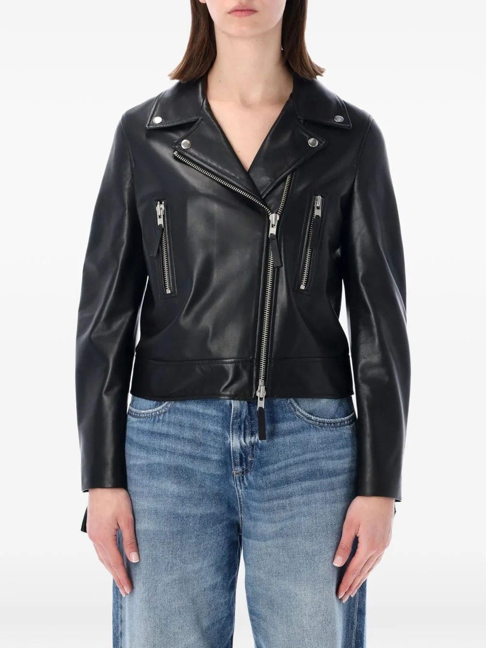 Classic Biker Leather Jacket