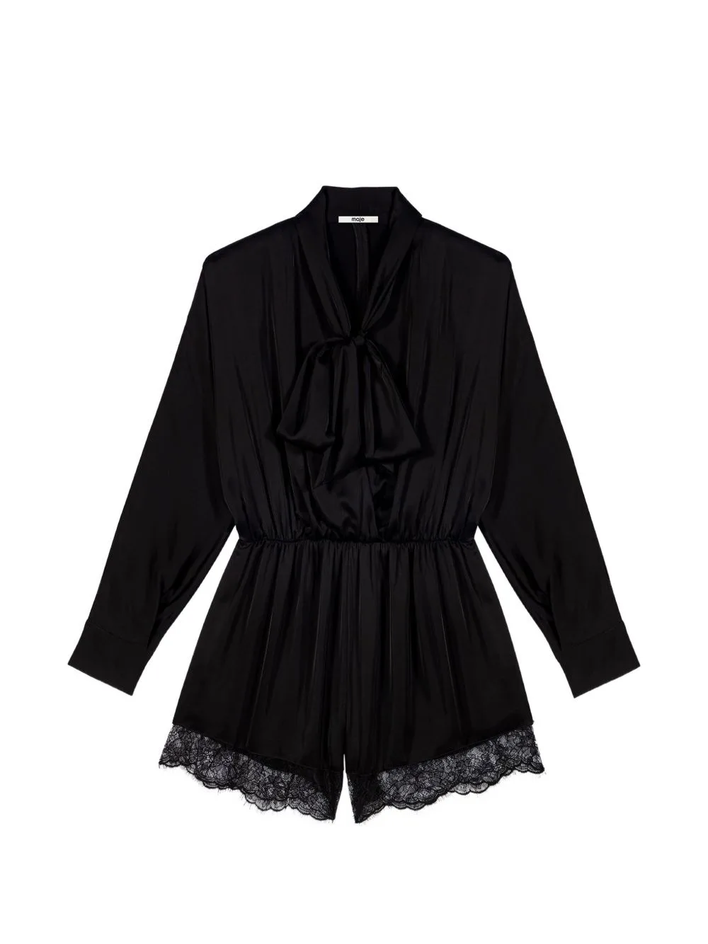 Lace-Trim Jumpsuit by Maje
