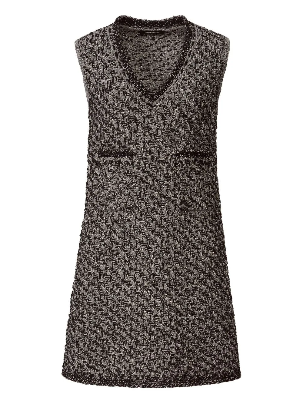 V-Neck Sleeveless Dress by Fabiana Filippi