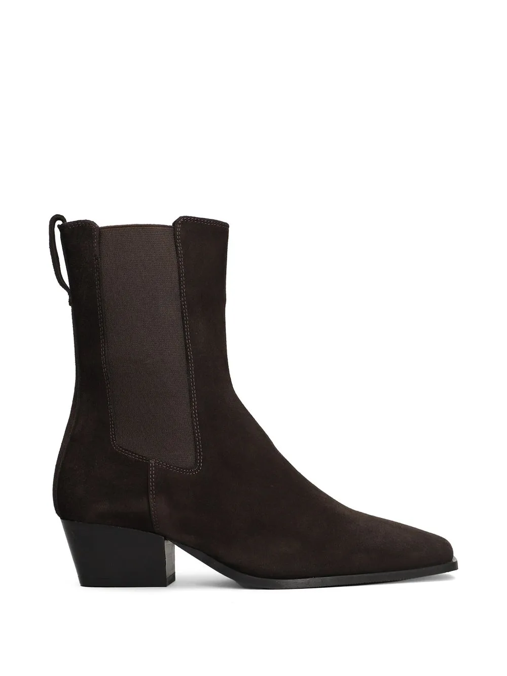 Suede Square-Toe Ankle Boots by Bibi Lou