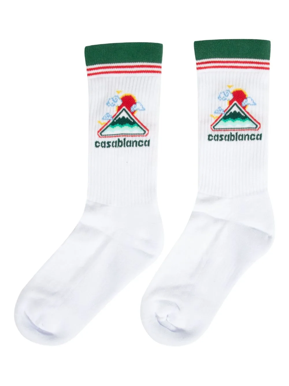 Mountain-Logo Socks by Casablanca