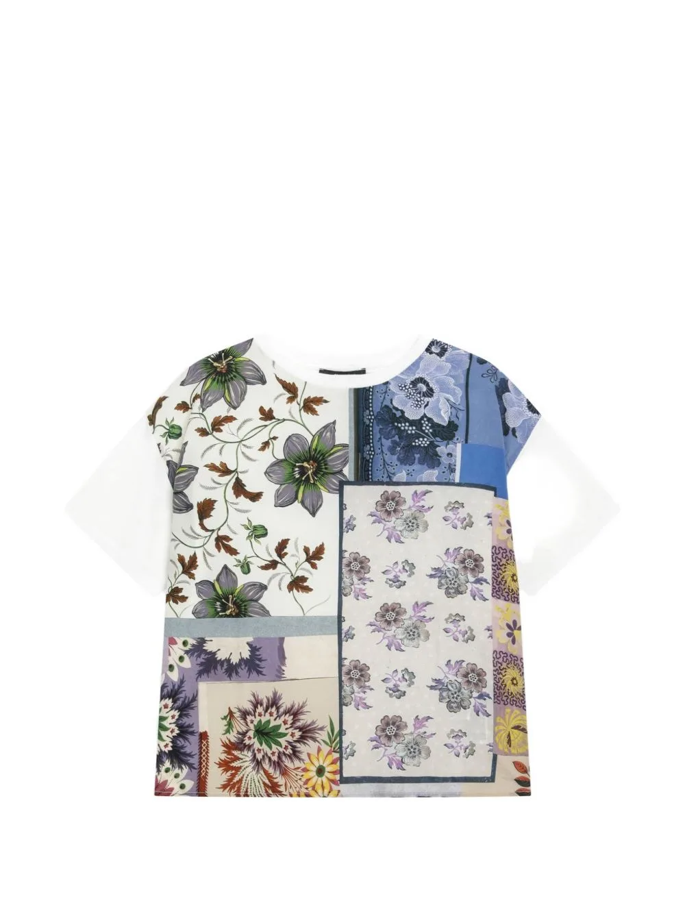 Floral-Print Patchwork T-Shirt by Weekend Max Mara