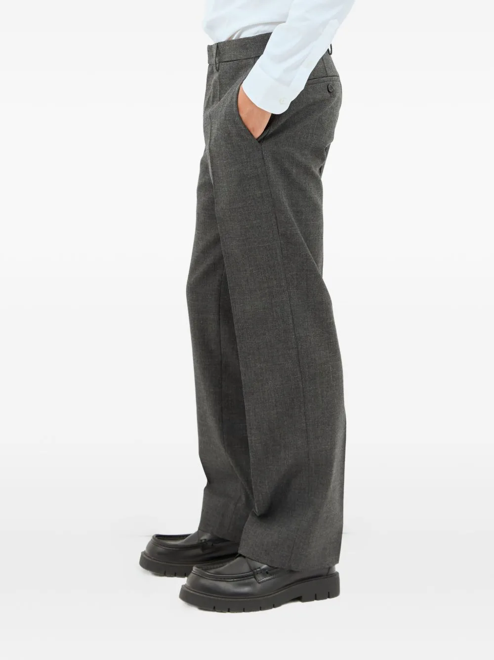 Logo-Patch Trousers by Miu Miu