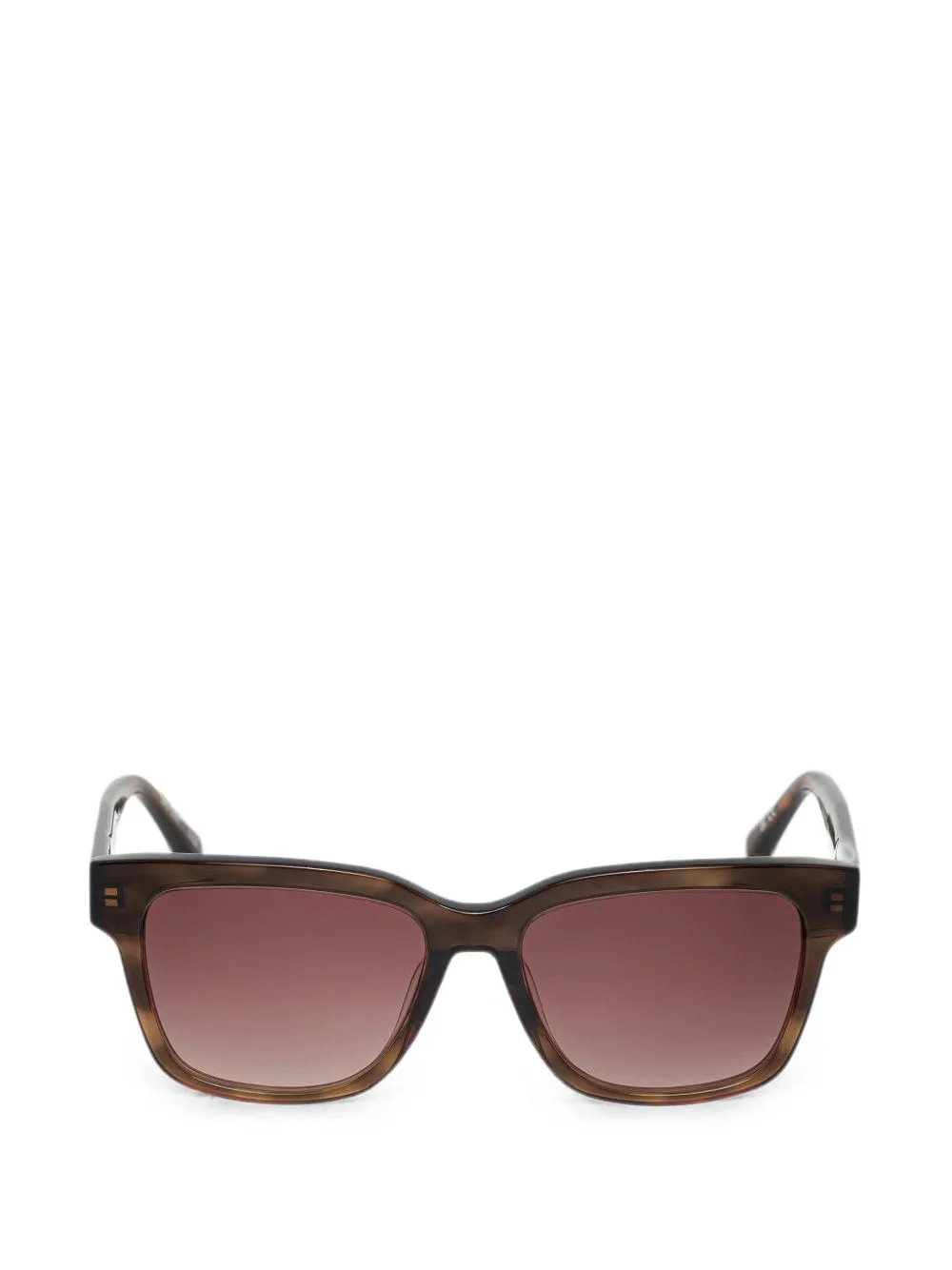 Tortoiseshell-Effect Square-Frame Sunglasses by Barbour
