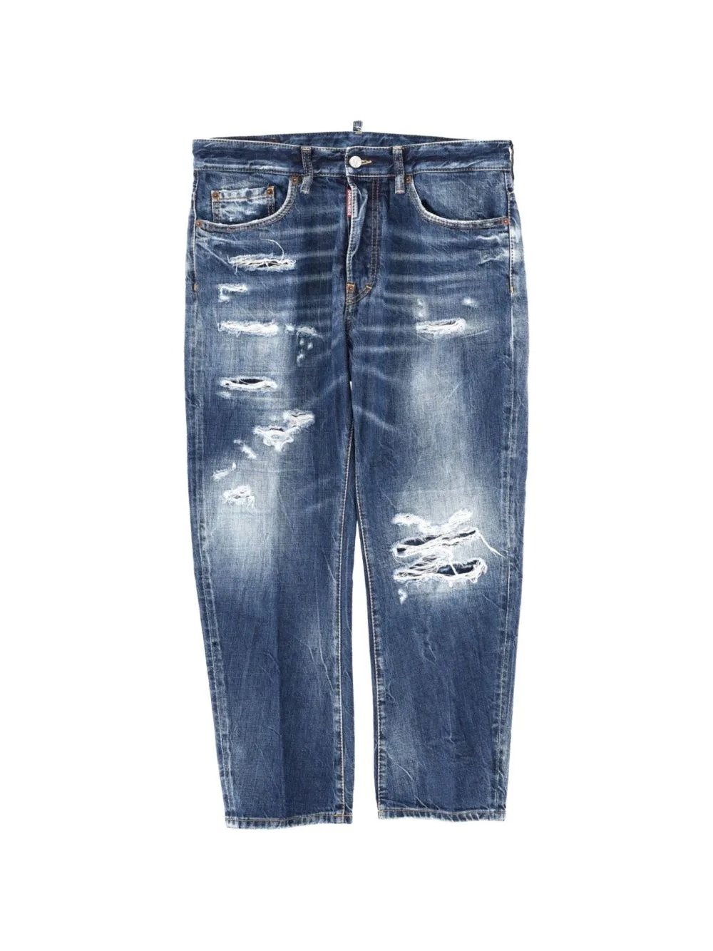 Distressed Faded-Effect Jeans by DSQUARED2