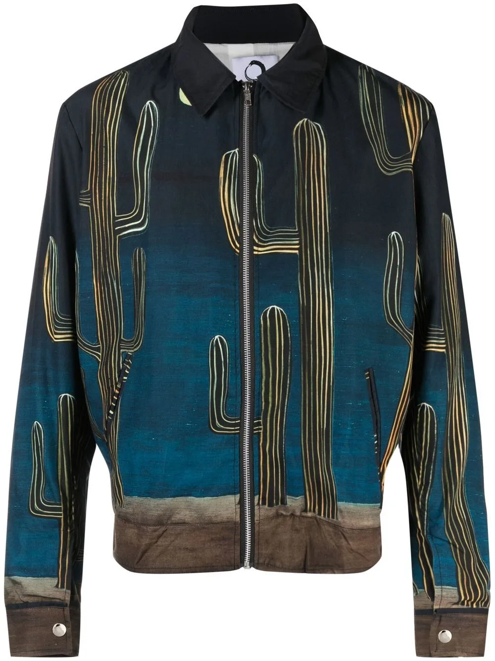 Graphic-Print Zip-Up Jacket by Endless Joy