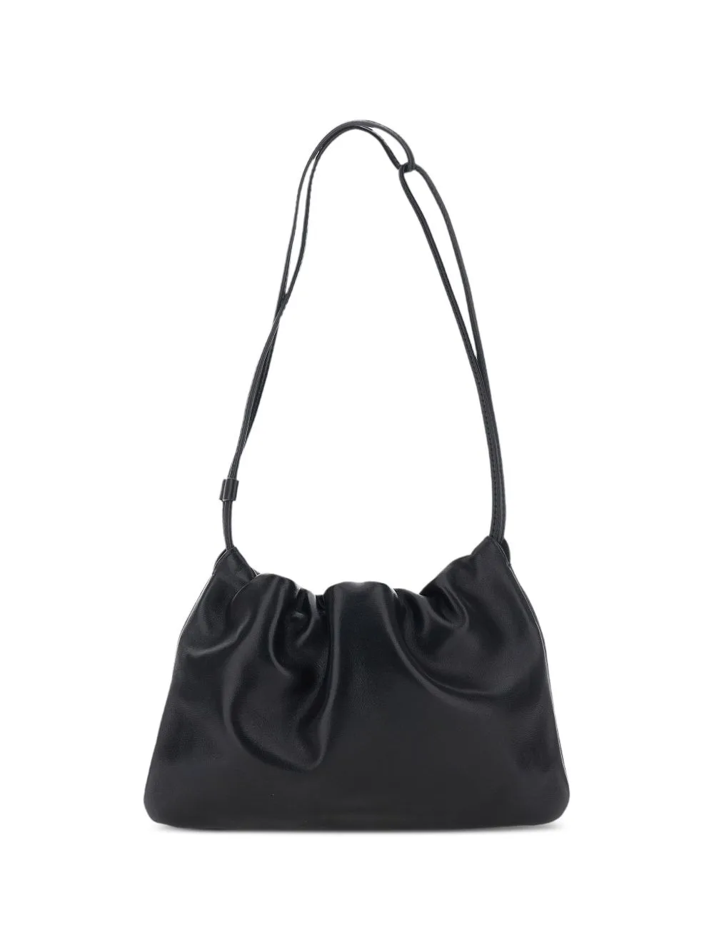 Nella Ruched Leather Shoulder Bag by NOTHING WRITTEN